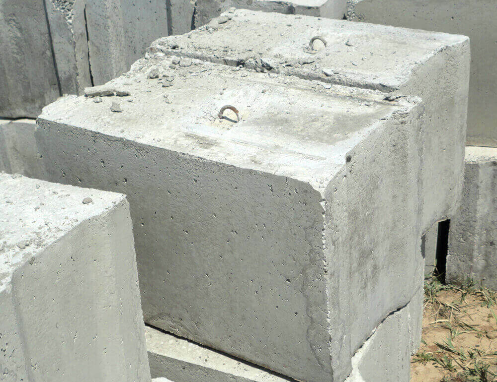 Фото блока из тяжелого бетона